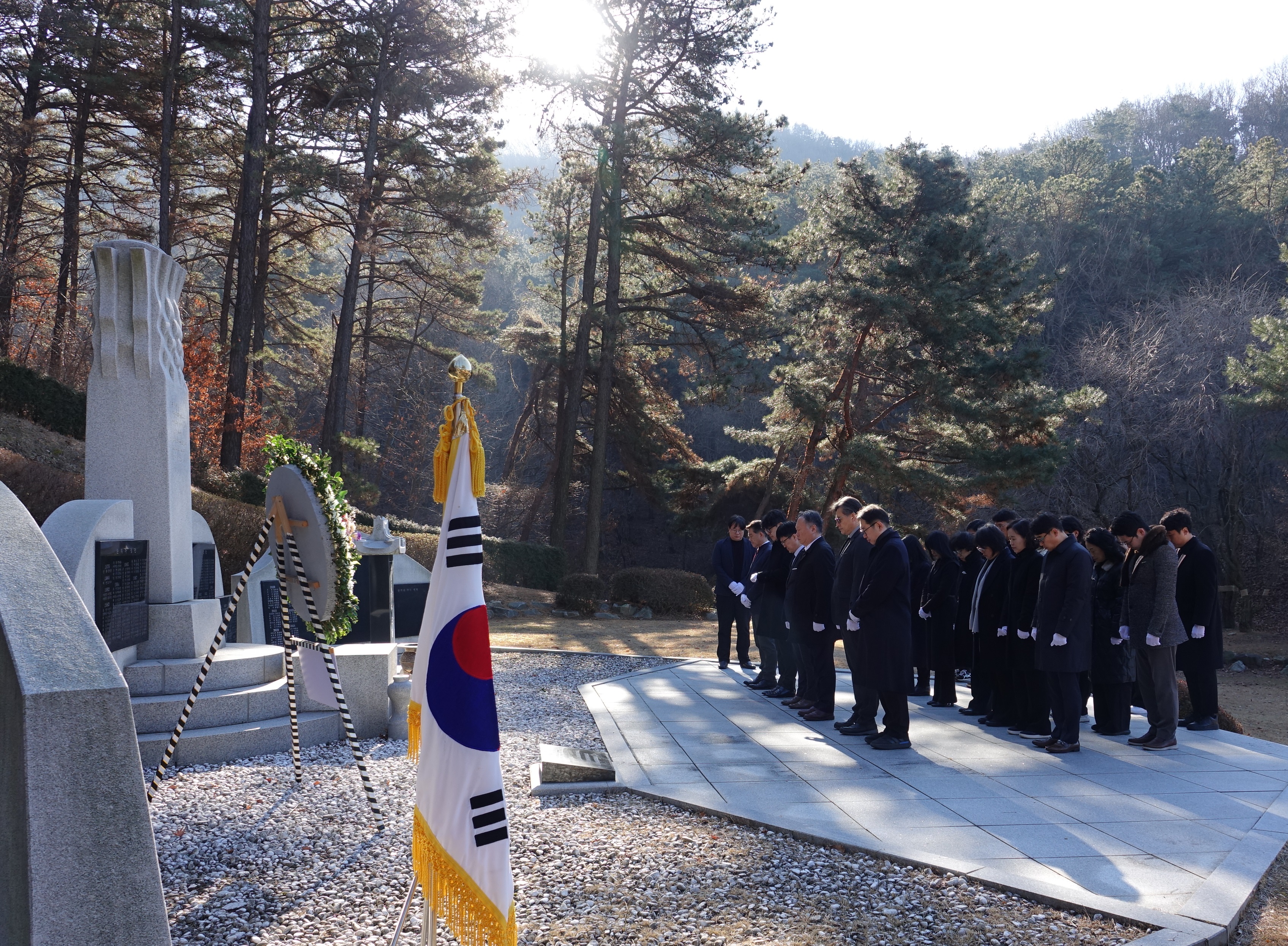 신년 순직 우정인 추모식 개최(1.5.)